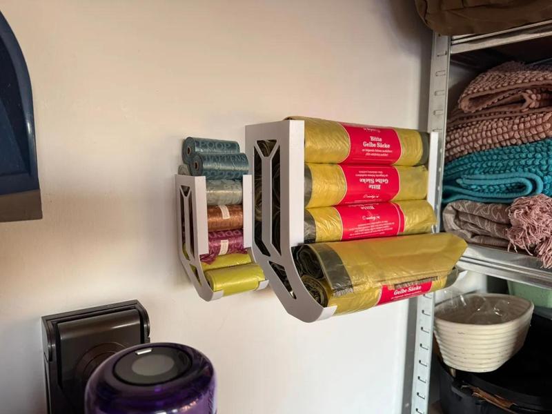 universal holder / gelber Sack Halter / dog poop bag holder   