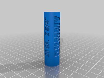 20 gauge shotgun dummy round