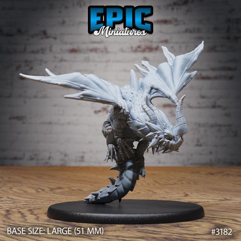 Young Horn Dragon Flying / Legendary Drake / Winged Mountain Encounter / Horned Magical Beast / Evil Dragonborn / Draconic Army