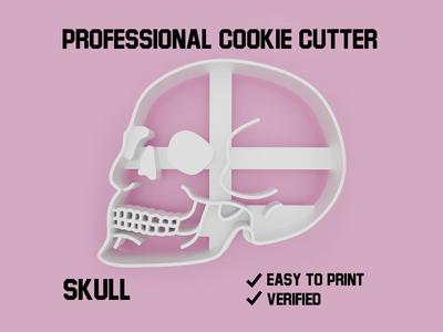 Skull cookie cutter