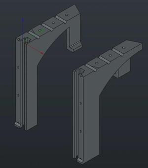 Parametrick rack rails   