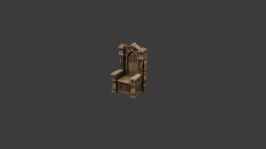 Medieval Throne   