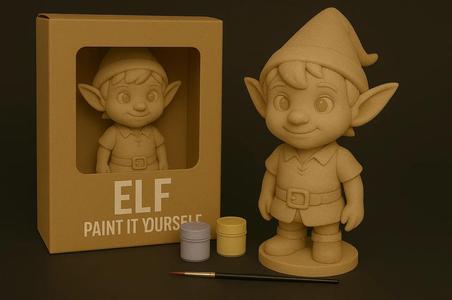 Elf – Paint-It-Yourself   