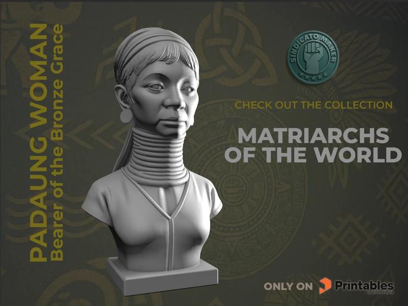 Padaung woman - Bearer of the Bronze Grace   