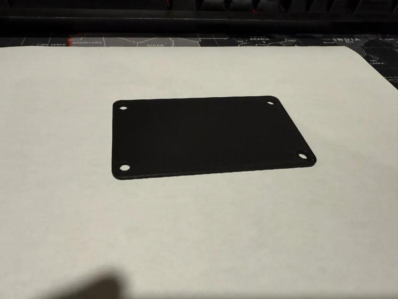Yaesu FT-891/FC-50 binding plates   