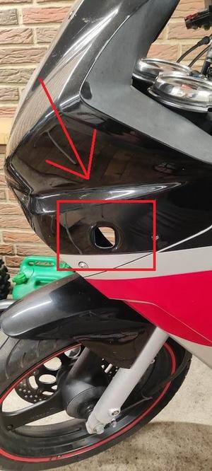 Suzuki GS500F Front blinker mounting adapter