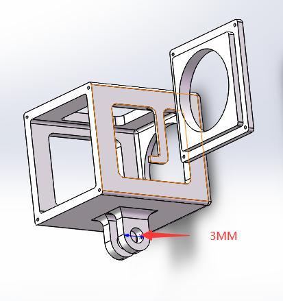 Hawkeye Firefly Micro Cam 2 for proteck25 proteck35 gopro mount