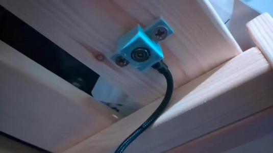 Magnetic Charge Cable tip holder for shelves   