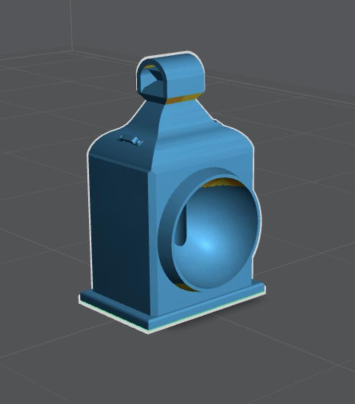 M.M. Buck Box Headlight in HO/HOn3(0)