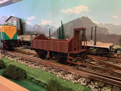 1:32 Gauge 1 Pfalzbahn high side wagon with brakeman's cab Era 1