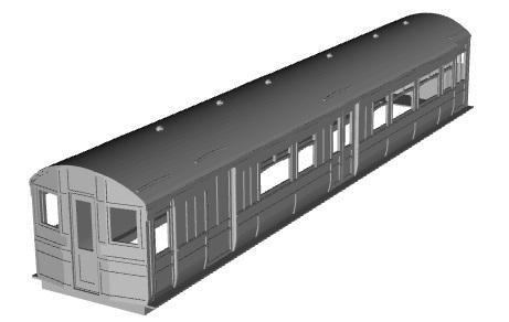 Metropolitan 1913 electric Motor coach 1/32 scale