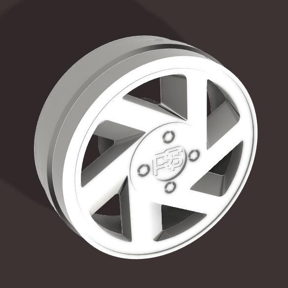 Ford Escort RS turbo rim 1:18