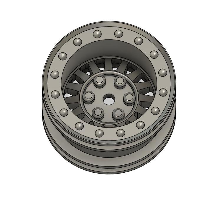 1.0 Wheel for 1:24 Crawler