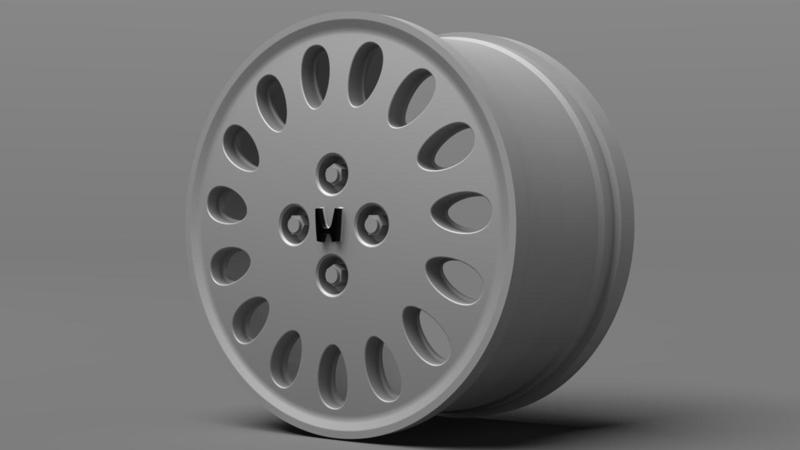 CIVIC RIM 3D MODELING STL