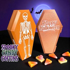 Pencil Casket – Coffin-Shaped Pencil Case; Candy Container, Trick or Treat