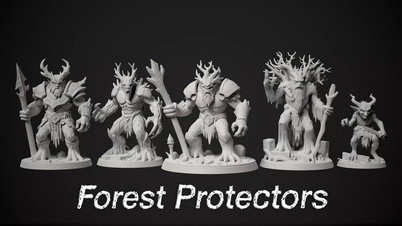 Forest Guardians Miniatures Collection