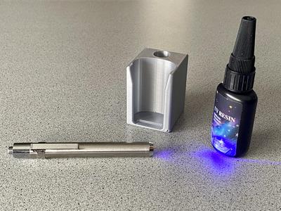 Case for UV-curing Glue-Resin