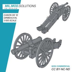 Canon de 12 Gribeauval Napoleon