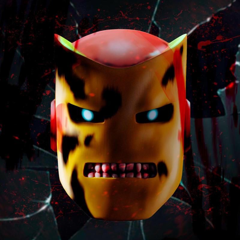 IRONMAN ZOMBIE - CUSTOM 3D PRINTABLE HEAD FOR MARVEL ACTION FIGURES (STL FILE)