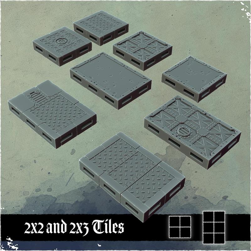 Gothic Sector: Tiles & Slopes