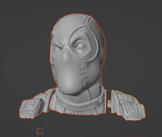 Deadpool Bust 30cm high in 3 parts