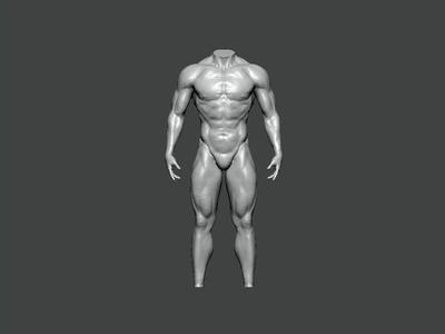 3D Model-ANATOMY0015 male mannequin