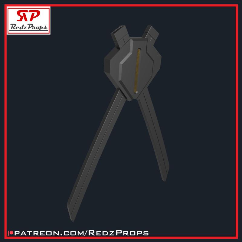 Deadpool 3 Katana Sheath Cosplay Prop