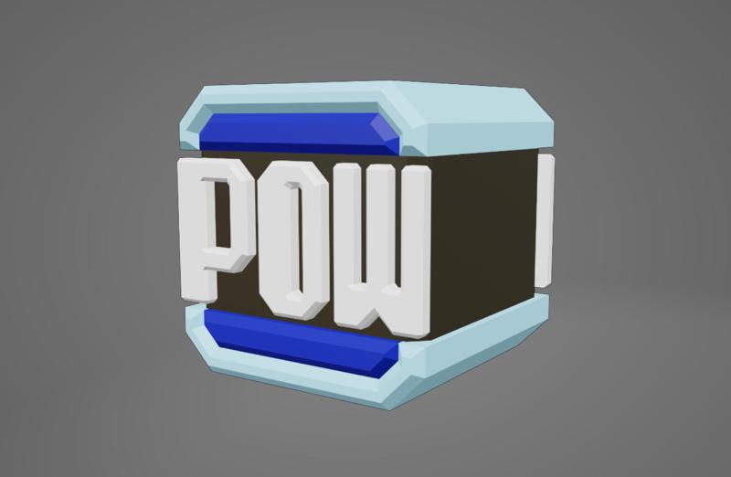 MARIO BROS POW BLOCK