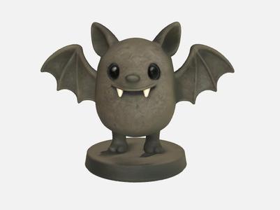 Cute Bat Monster Figurine