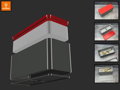 Hidden Compartment Storage Container