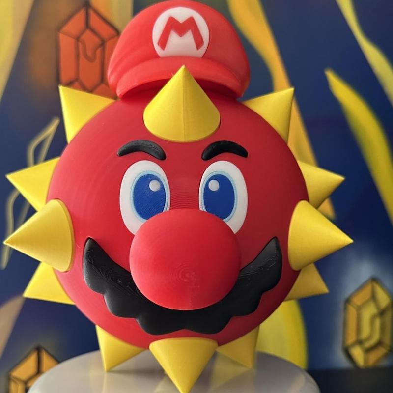 Spike-Ball Mario - Super Mario Bros. Wonder