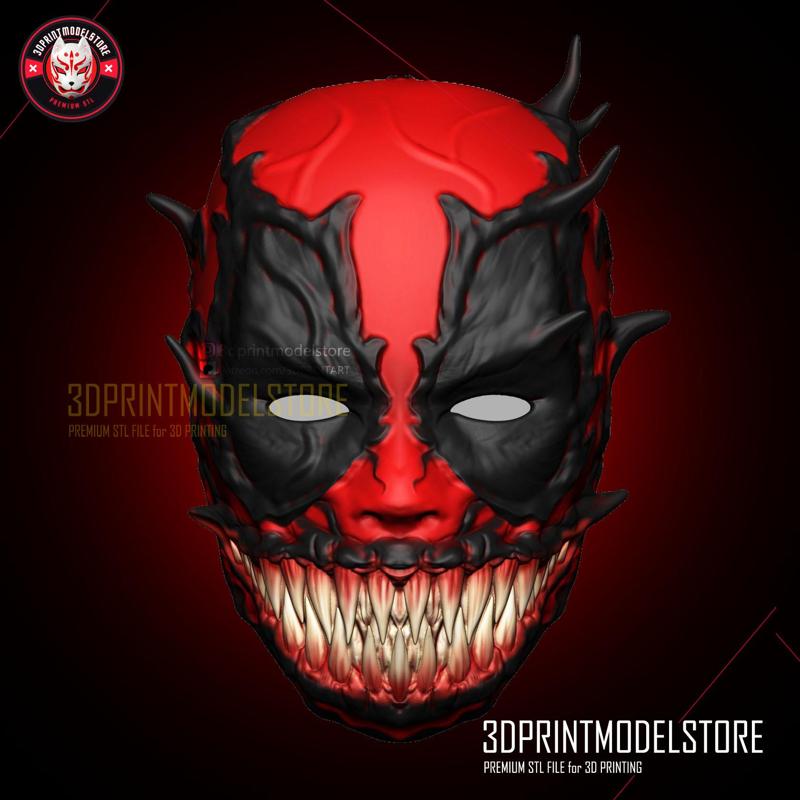 Deadpool Mask - Venom Cosplay, Props, Marvel