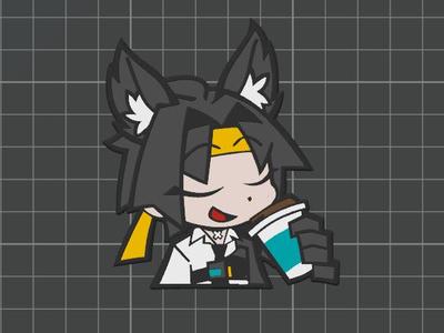 Yuzhen Multicolor Badge