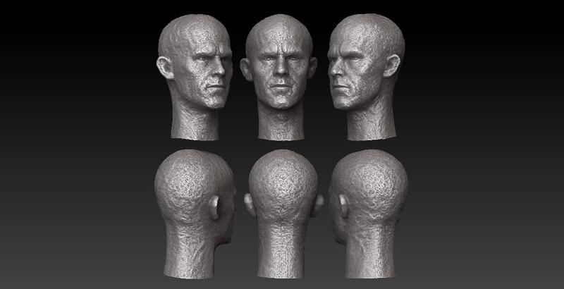 ONE12 SCALE HEAD - RYAN REYNOLDS - DEADPOOL( Neck ) - MOVIE VER