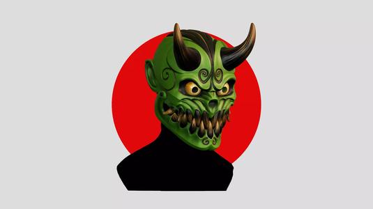 ALEX TERRIBLE ONI MASK 2