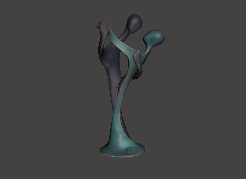 Dance Dance Dance I343 Gift Bust Figure Unique & Detailed 3D Print Model
