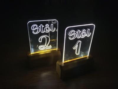 Table numbers