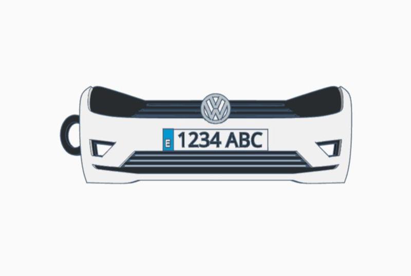 Volkswagen GOLF SPORT TDI keychain