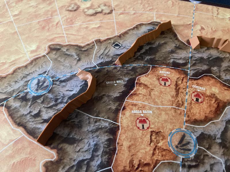 Dune War for Arrakis mountains