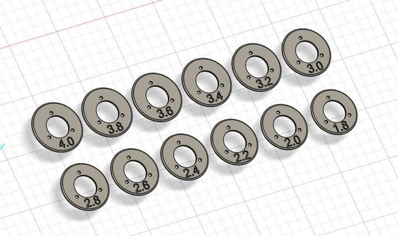 anti-rollover discs for wheel from 21.8 to 24mm