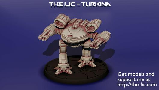 LIC - Kestrel  95 ton assault mech.