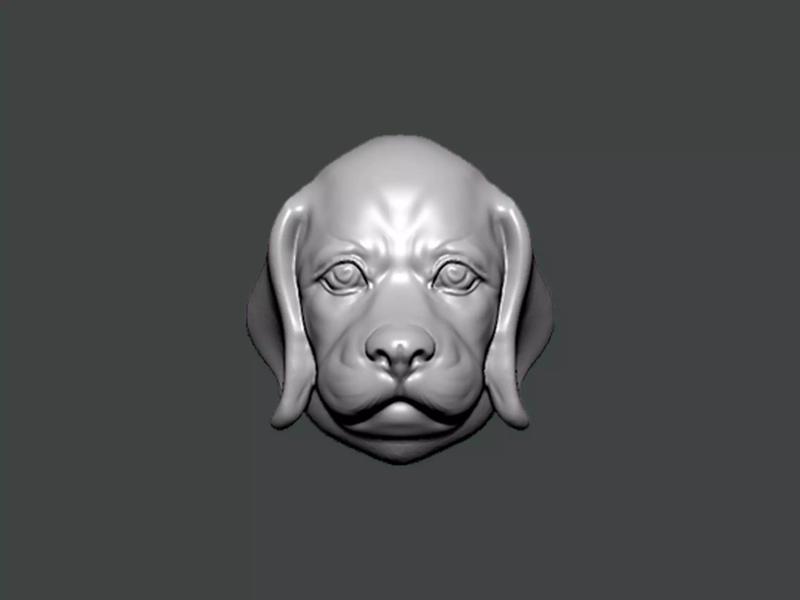 3D Model-ANIMAL0004 dog head