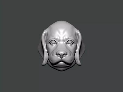 3D Model-ANIMAL0004 dog head