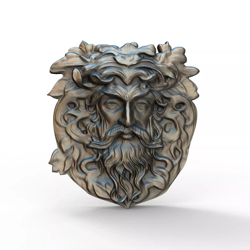 Green Man Pagan Sculpture