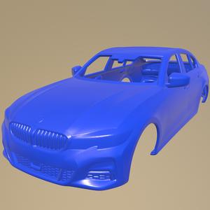 BMW 3-series M-Package 2019 PRINTABLE CAR BODY
