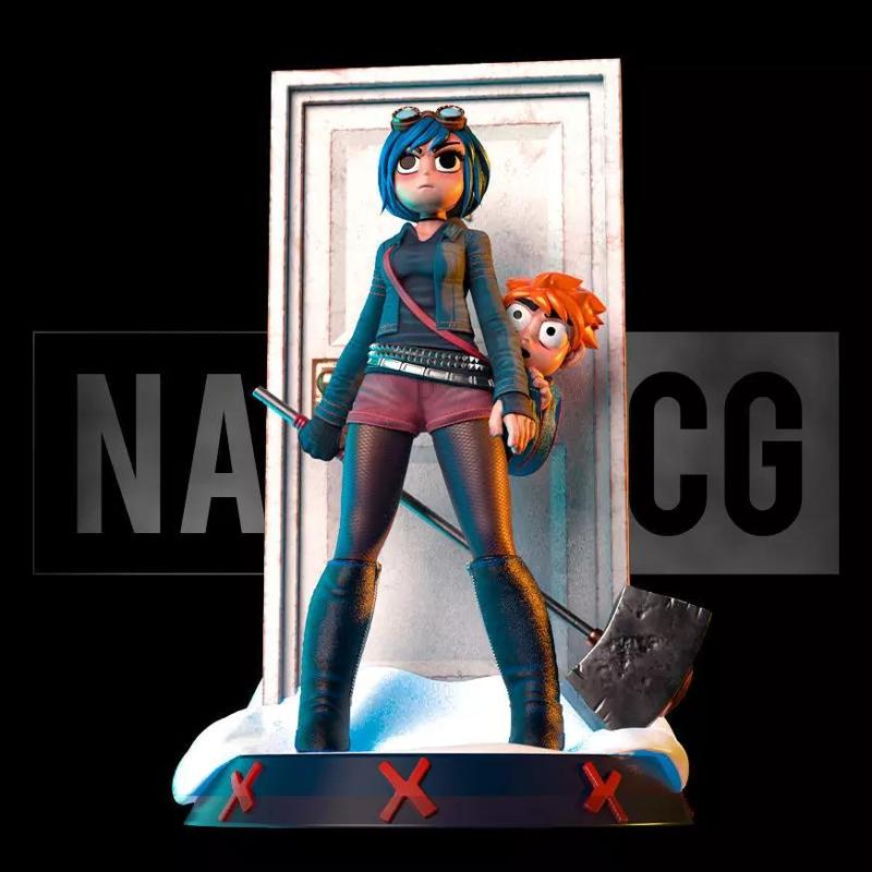 Fan Art Ramona Flowers and Scott Pilgrim