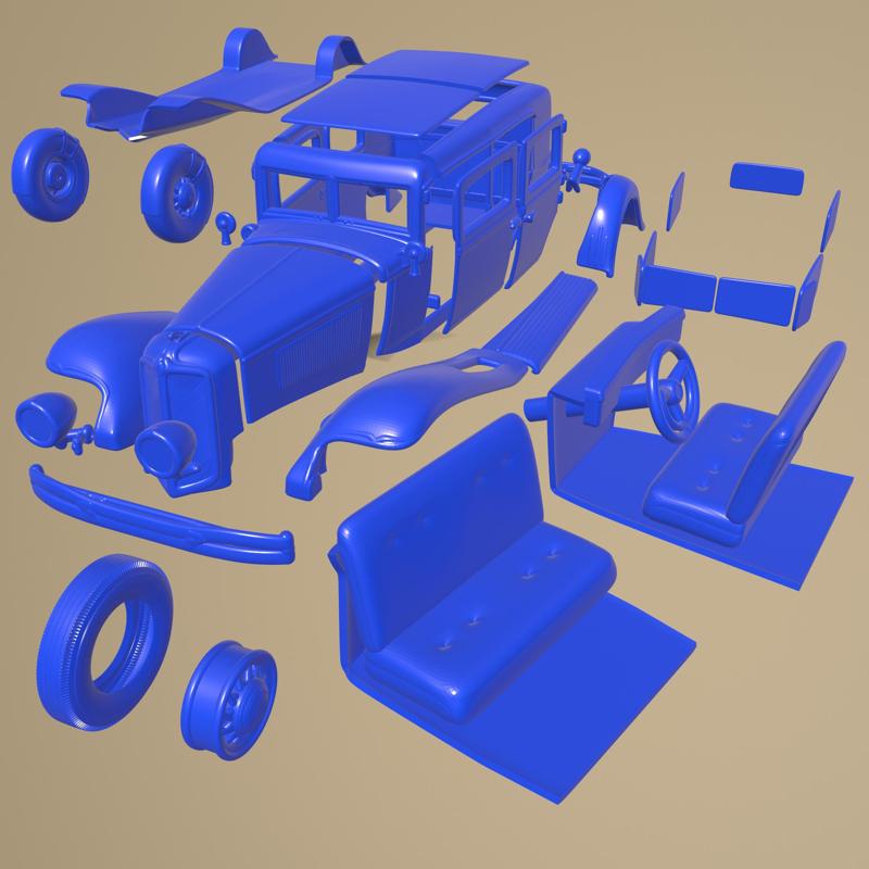 Chrysler Imperial Close Coupled Sedan 1931 printable car in separate parts