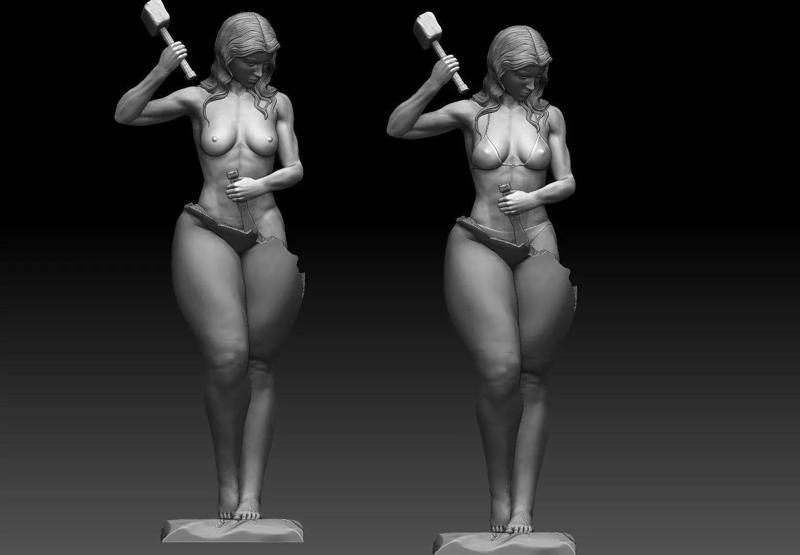 Woman Sport and fitness 3d model