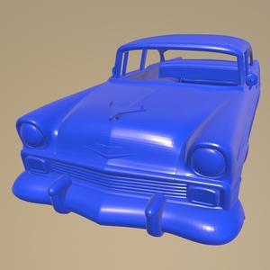CHEVROLET BELAIR 1956 PRINTABLE CAR BODY
