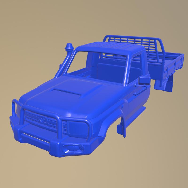 TOYOTA LAND CRUISER J70 PICKUP GXL 2008 PRINTABLE CAR BODY